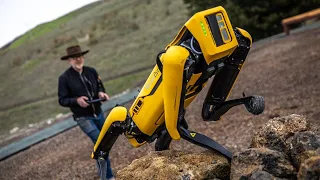 Dancing Boston Dynamics Robot Dog SPOT