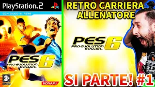 RETRO CARRIERA ALLENATORE sul GIOCO di CALCIO PIÙ BELLO di SEMPRE: PES 6!!! #1