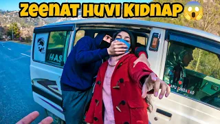 Zeenat huvi kidnap😱||Kidnapping prank on zeenat😟||Prank gone wrong ❌||Ya ladki behosh ho gye😭