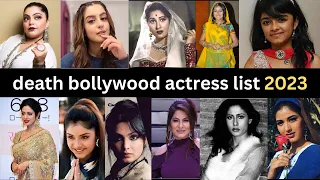 bollywood actress death list of all time till 2023, 30 popular bollywood actresses who died till now