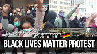 BLACK LIVES MATTER PROTEST GERMANY ✊🏿| PROTEST WITH ME | NO TO RACISM | NEIN ZU RASSISMUS