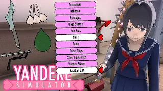 YAN CHAN CAN NOW CRAFT NEW WEAPONS FROM FINDING PARTS AROUND THE SCHOOL | Yandere Simulator