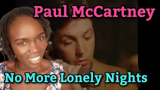 Paul McCartney - No More Lonely Nights (Official Music Video) (REACTION)