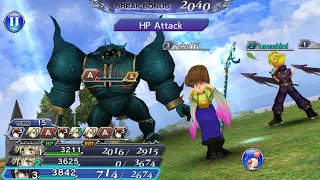 Dissidia Final Fantasy Opera Omnia - A Behemoth Encounter Co-op lv 40 as Cloud
