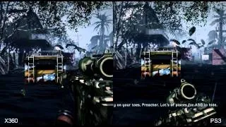 Medal of Honor Warfighter: Xbox 360 vs. PS3 Comparison Video