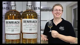 Benriach - 10 Jahre Smoky46 % Vol. vs. 12 Jahre Smoky 46 % Vol.