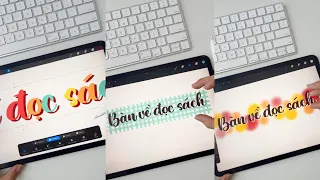 Hướng Dẫn Vẽ Tựa Bài Bằng Ipad // Happy Hidari