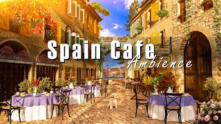 Vintage Latin Cafe Music with Spain Outdoor Cafe Shop Ambience - Relaxing Bossa Nova for Good Mood