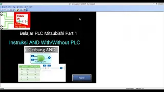 AND Logic #Belajar PLC Mitsubishi Part 1