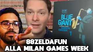 DARIO MOCCIA reagisce A 88ZELDAFUN ALLA MILANO GAMES WEEK