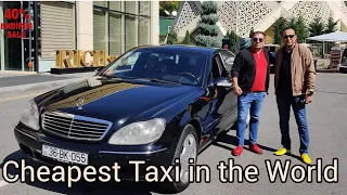Cheapest Mercedes S Class Taxi in the World, Indian in Gabala Azerbaijan Trip Vlogs - Episode 4