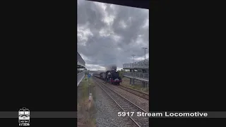 Train Spotting in Australia - Freight Trains & Steam Train @ Lochinvar Station December 2021