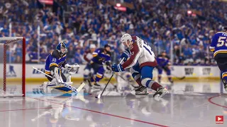 Colorado Avalanche vs St. Louis Blues Game 3 2nd Round Stanley Cup Playoffs Highlights NHL 22 PS5