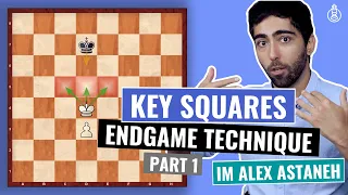 Key Squares in King and Pawn Endgames | Part 1 | Beginner Endgame Technique | IM Alex Astaneh