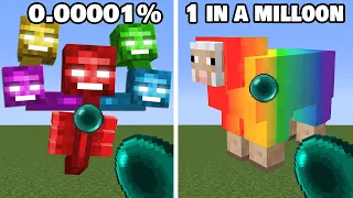 What's inside the Rarest Bosses and Mobs in Minecraft?