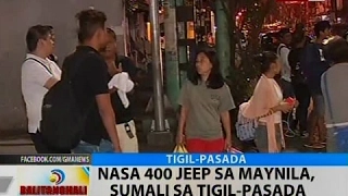 Mga commuter, apektado ng malawakang tigil-pasada kontra pag-phase out ng mga lumang jeep