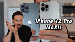 iPhone 12 Pro Max GOLD & GRAPHITE UNBOXING!! (Which is THE BEST iPhone Color?)