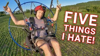 5 Things I HATE About Paramotors!