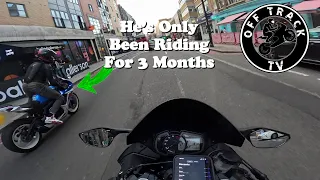 Two Super Bikes Take Over Central London | Ninja ZX6R | GSXR 600 | OffTrackTV