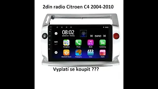 Citroen C4 2004-2010 2din android radio GPS