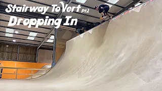 Learn To Skate A Vert Ramp Pt 2 Dropping In