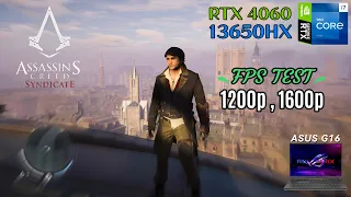 Assassin's Creed Syndicate - FPS test on ASUS Strix G16 with RTX 4060 laptop GPU