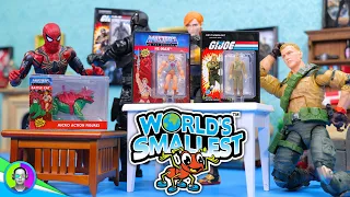 "WORLD'S SMALLEST" Micro Action Figures Review | He-Man, Snake Eyes, Duke, and Battle Cat