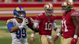 Rams vs 49ers - NFL Monday Night Week 4 2022 - Los Angeles vs San Francisco - Madden 23 Sim