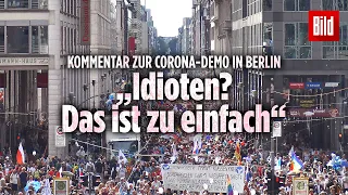 Corona-Demo in Berlin: Idioten? Das ist zu einfach | BILD-Kommentar