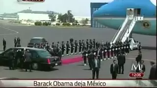 Barack Obama dice adiós a México