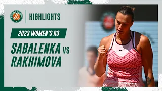 Aryna Sabalenka vs Kamilla Rakhimova - Round 3 Highlights I Roland-Garros 2023