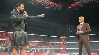 Drew McIntyre confronta a Cody Rhodes - WWE RAW 15 de Enero 2024 Español