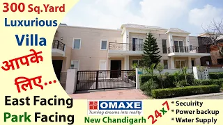 Park Facing 300yard Luxurious Villa at Omaxe Phase 1 New Chandigarh | Omaxe Mulberry Villa