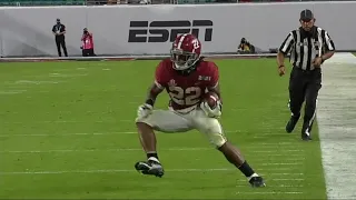 Najee Harris NASTY Touchdown in National Championship 👀 ᴴᴰ