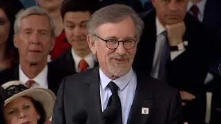 Stephen Spielberg delivers Harvard commencement speech