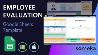 Employee Evaluation Google Sheets Template | Employee Performance Appraisal