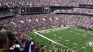 9/11  Baltimore Raven Tribute / National Anthem / A-10 Flyover