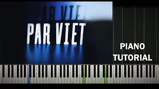 SPECIAL BEATZ - PÁR VIET (ft. PIL C & JOFRE) - Piano Tutorial / Cover - Synthesia