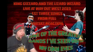 King Gizzard & The Lizard Wizard 'Way Out West 2023 1st 3 Songs Reaction -