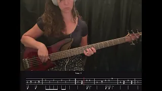 Bass Cover with Tabs - “With a Little Help From My Friends” by The Beatles written by Paul McCartney