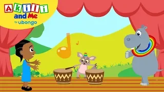 Count Beats! | Numbers & Shapes with Akili and Me | African Educational Cartoons