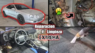 COMO reparar y LIMPIAR un COCHE que esta para tirar al DESGUACE?? 🚗TOYOTA CELICA GT