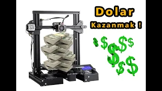 3d Printer ile Dolar Basmak ? (Etsy ile İhracat)