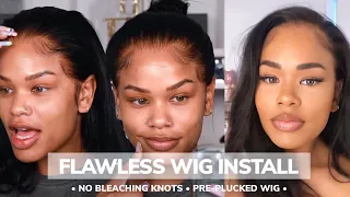 BEST FLAWLESS WIG INSTALL FOR BEGINNERS | START TO FINISH LACE WIG INSTALL | Arnellarmon