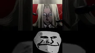 Как же они ошиблись, взяв ее в плен… || #anime #animemoments #tiktok #hellsing #shorts #trollface