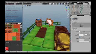 Blender Stream - Working on some "Pixel Art" technique I learned - Againx2