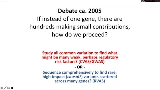 NIMH Virtual Workshop: Genes to Biology