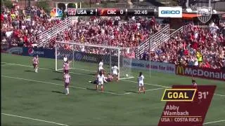 U.S. WNT vs. Costa Rica: Highlights - Sept. 1, 2012