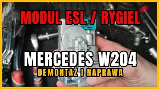 🔧 DEMONTAŻ MODUŁU ESL - RYGLA 🔧 | MERCEDES W204 | DKMOTO.PL