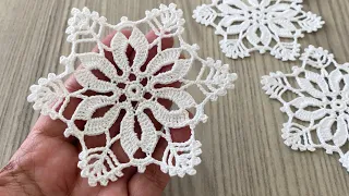 Heartwarming Crochet Snowflake Motif Pattern Tutorial